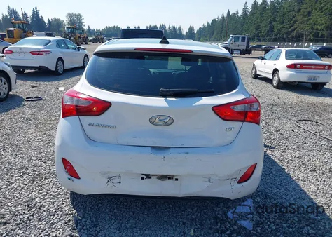 2013 Hyundai Elantra Gt Base W/Blue из США, поврежденный, VIN KMHD35LE9DU141561